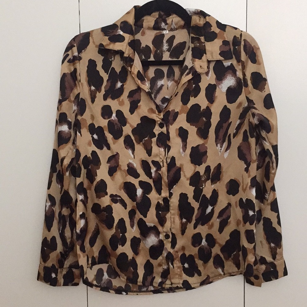 Satin Printed Blouse